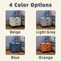 Blue-gray 2 Drawer Nightstand C41347