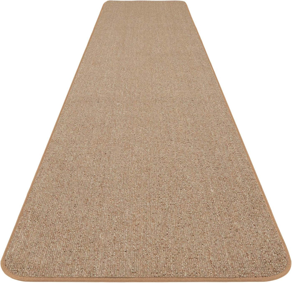 Skid-Resistant Carpet Runner - Pebble Beige - 18 Feet X 27 Inches Q10910