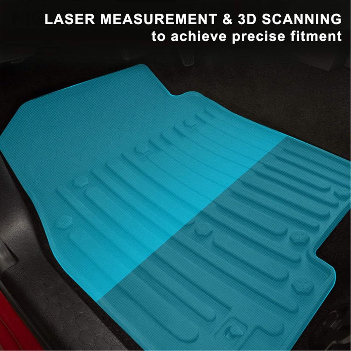 Black TPE Floor Mats for Dodge Ram 1500 Quad Cab K88771