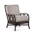 Java/Brown and Beige Stripe Wide Armchair O24690