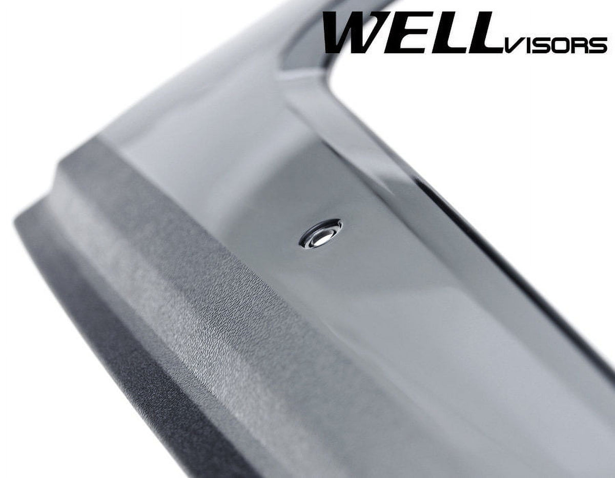 Side Window Visors Rain Guards for Jeep Wrangler JK 2 Door C693