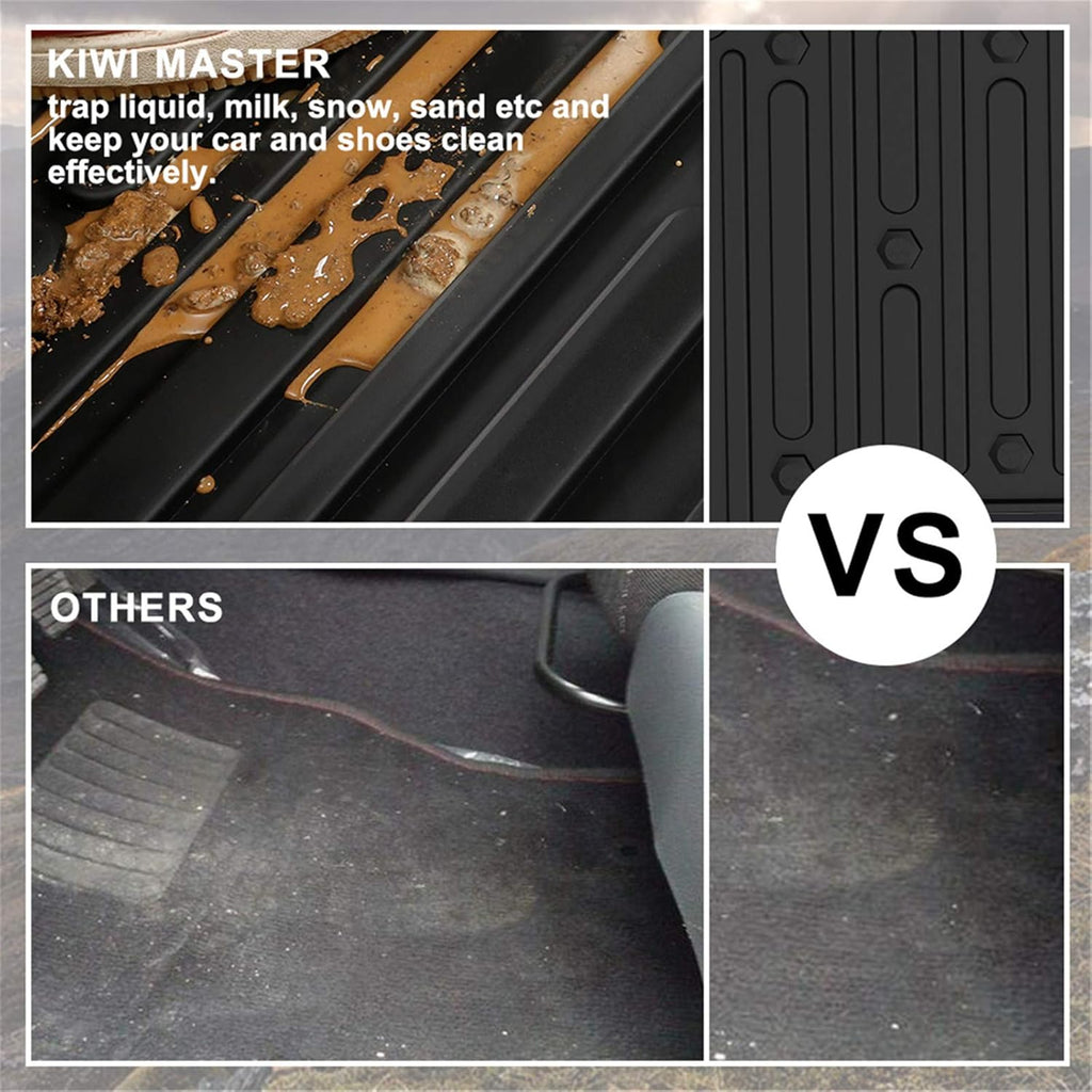 Black TPE Floor Mats for Dodge Ram 1500 Quad Cab K88771