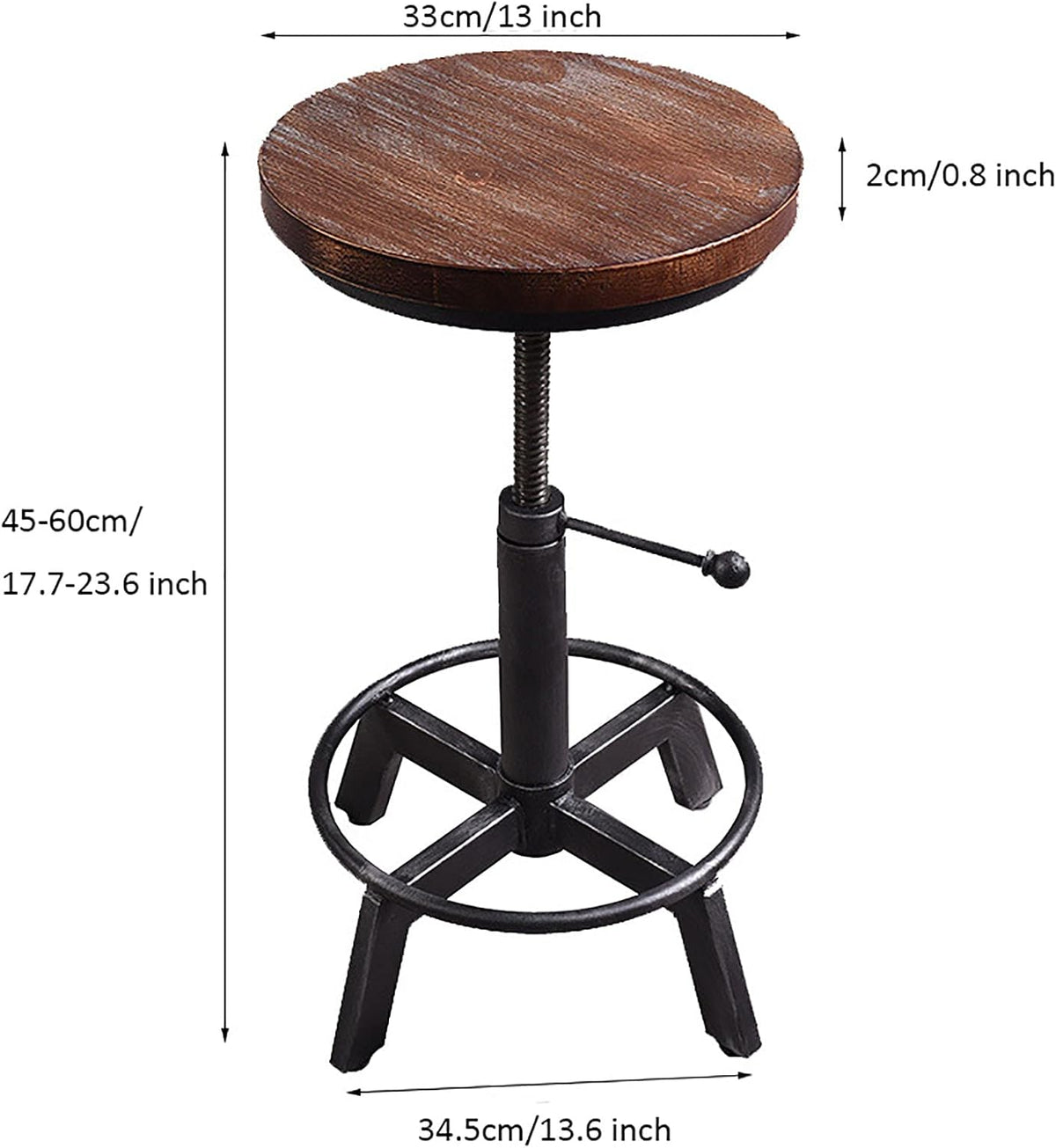 Vintage High Stool Bar Stool H81922