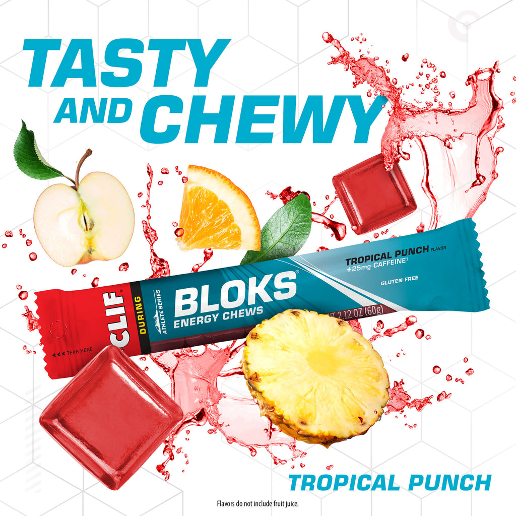 Tropical Punch Energy Chews with Caffeine, 2.12 oz. (18 Count) R2010