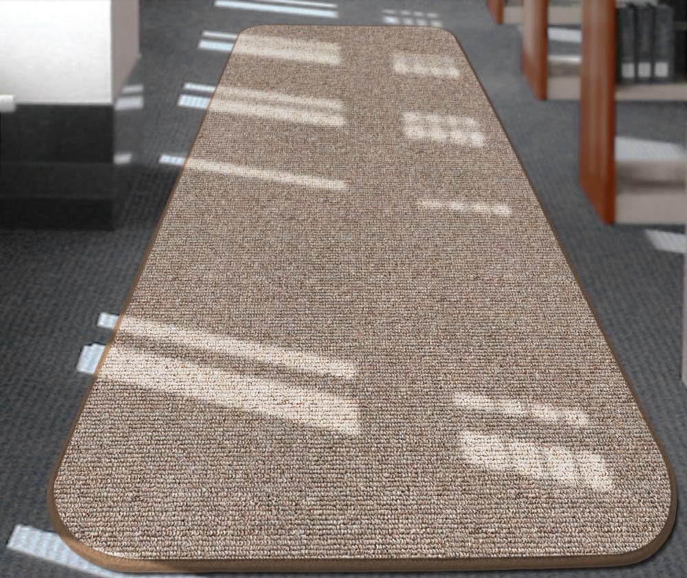 Skid-Resistant Carpet Runner - Pebble Beige - 18 Feet X 27 Inches Q10910