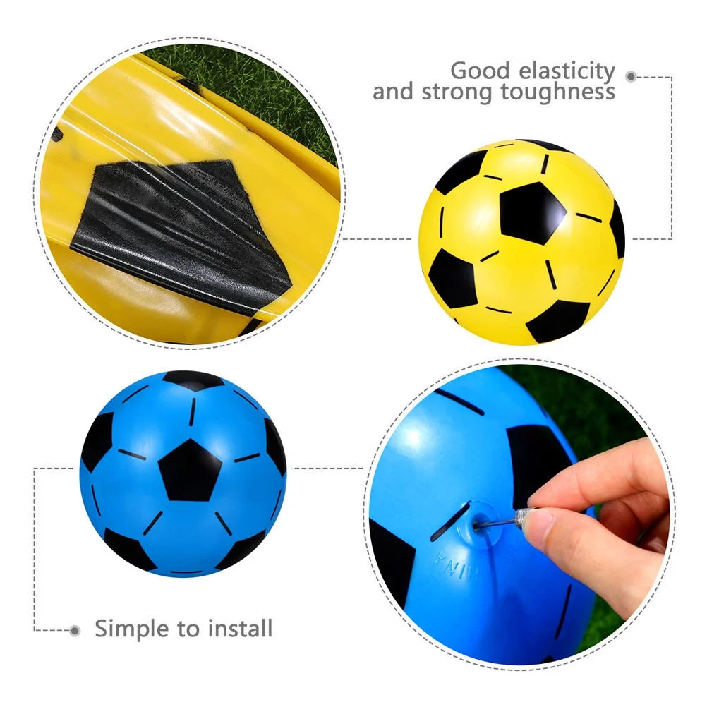 10 Pcs Inflatable Soccer Ball Toys X6058