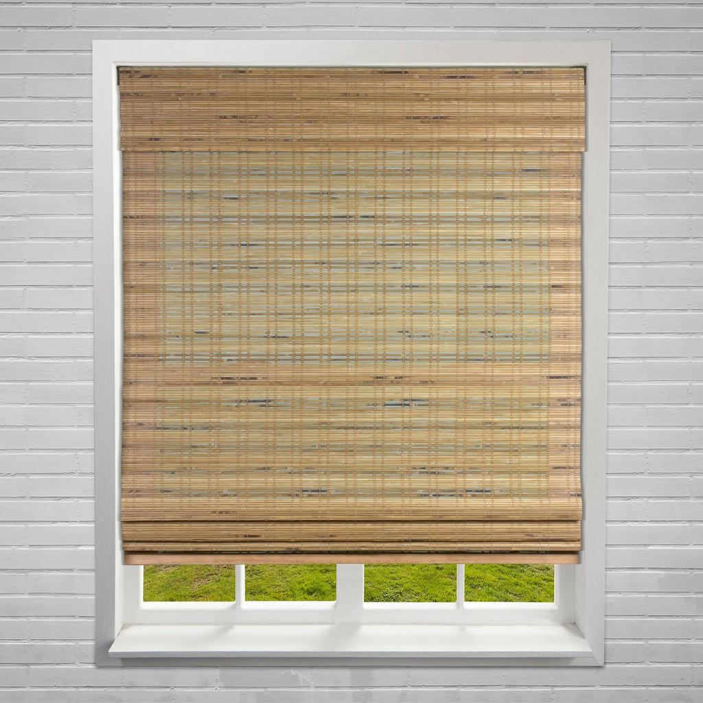 Cordless Bamboo Roman Shade 33.5 inch x 60 inch Q544