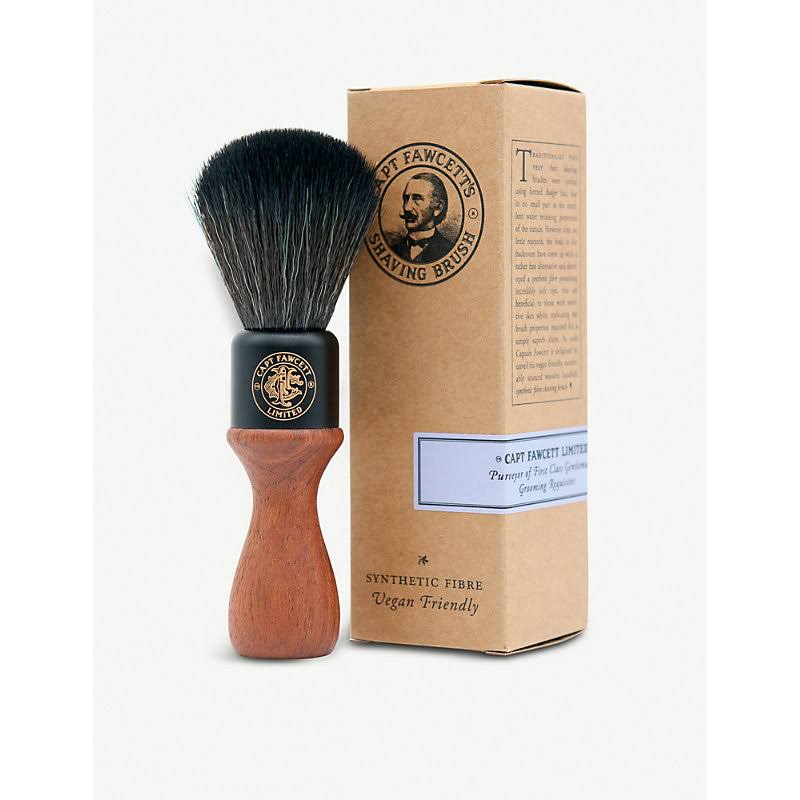 Wooden Faux Fur Shaving Brush O124