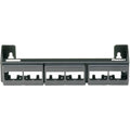 Black 12 Ports Patch Panel I8937