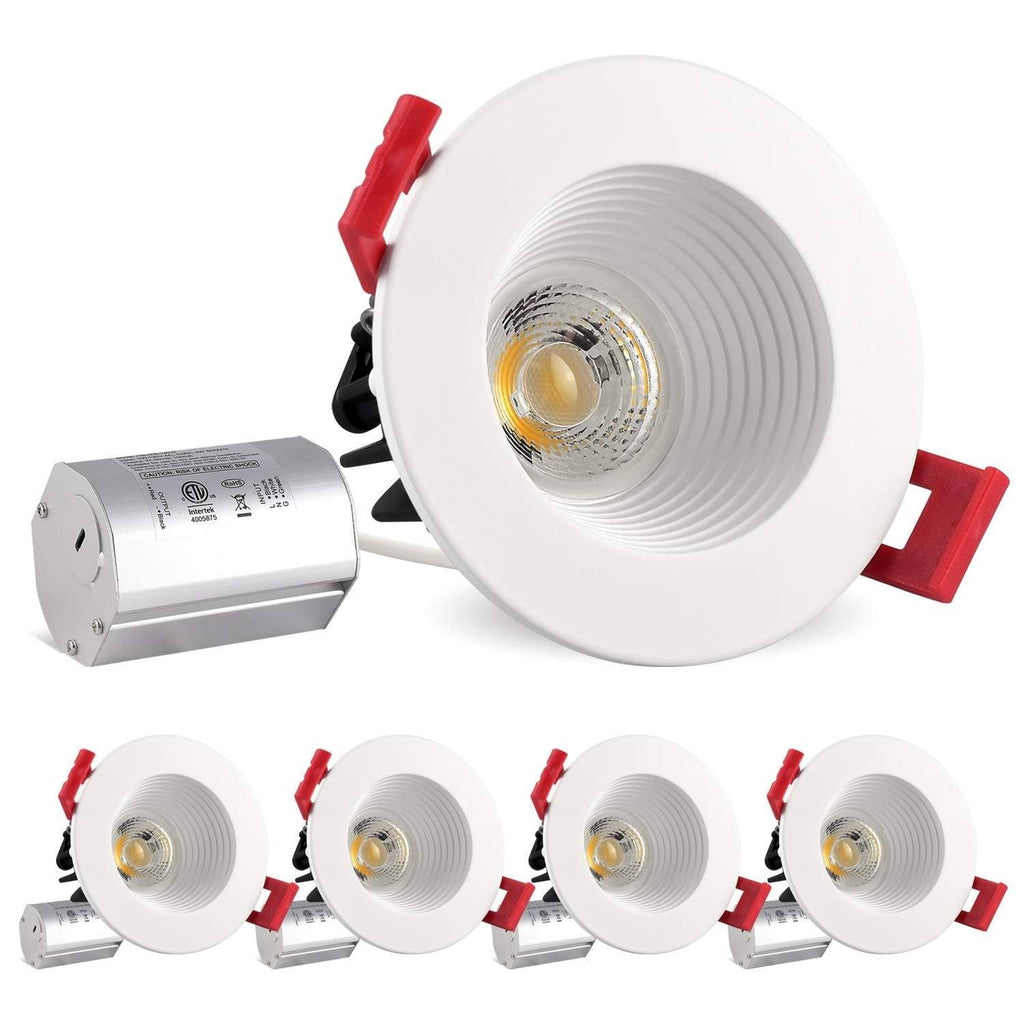 4-Pack Integrated LED Recessed Light Kit S7515