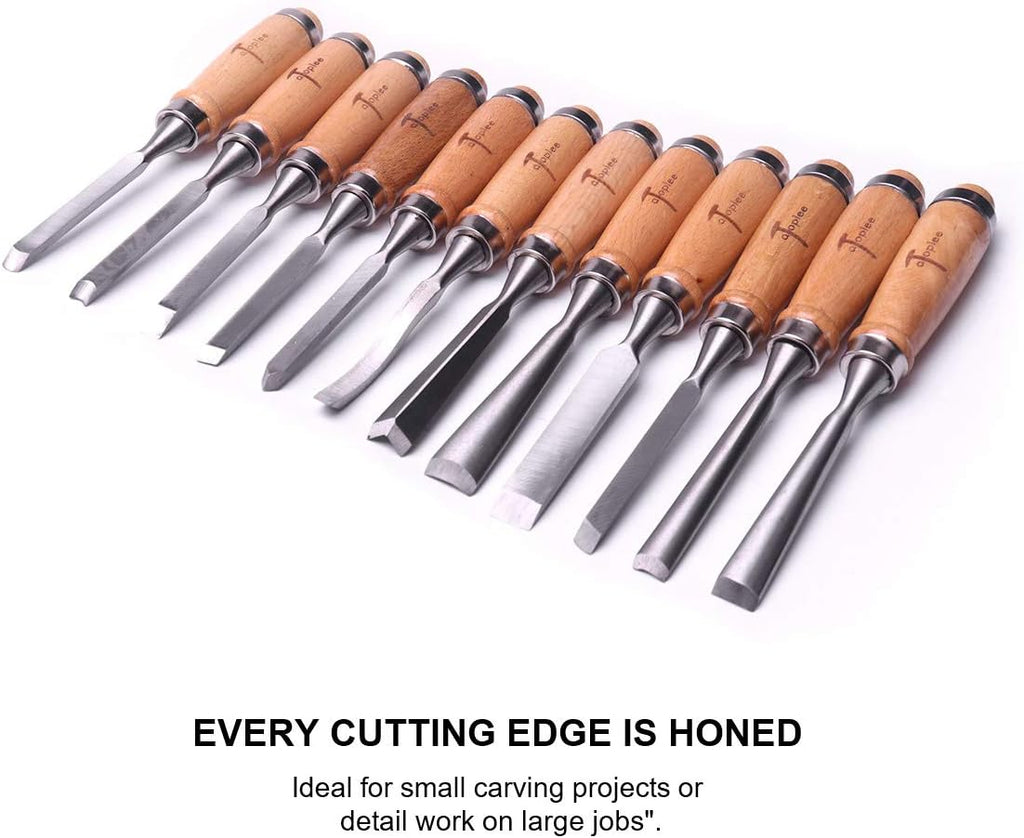 12pcs Wood Carving Chisel Gouges Set H5502