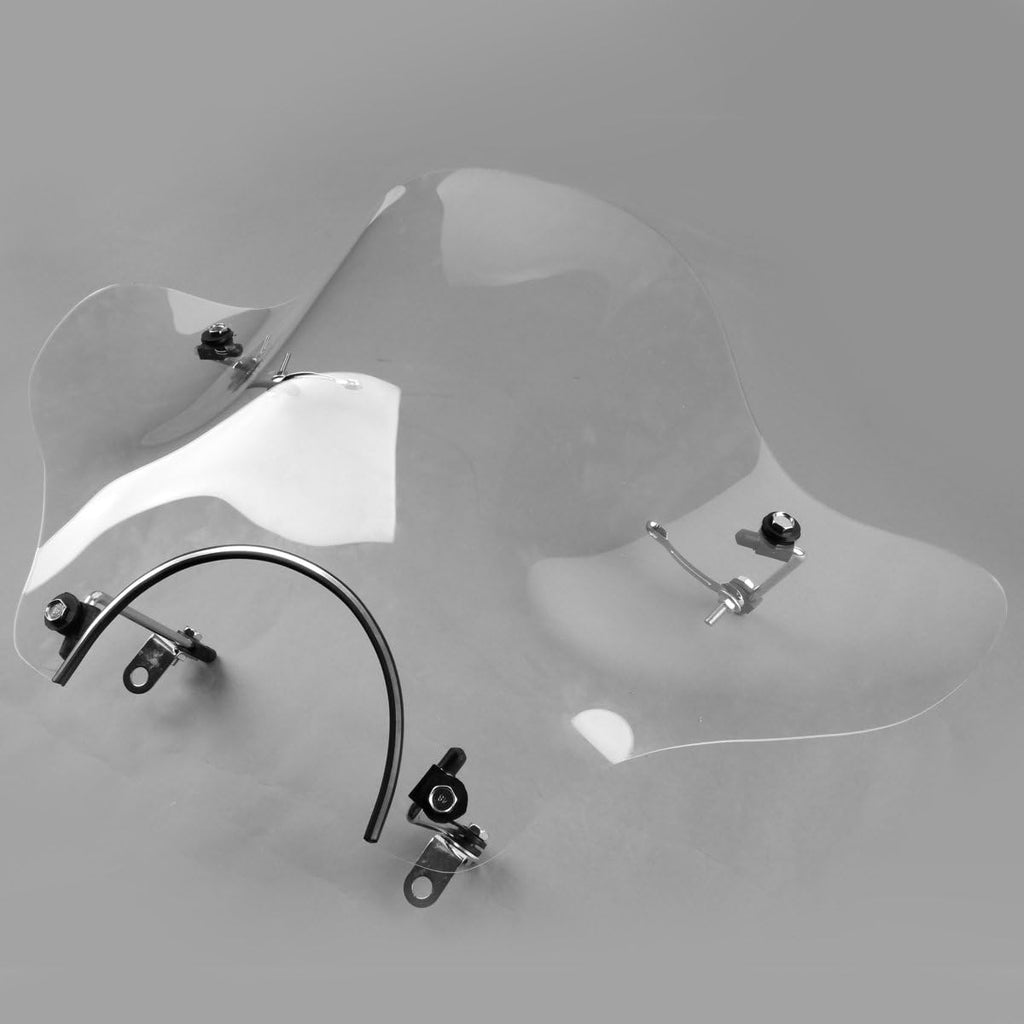 Clear Windscreen Windshields for Street Bike, Pack of 2 S328