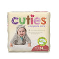 Cuties Complete Care Baby Diapers, Size 3, Case of 136 M825