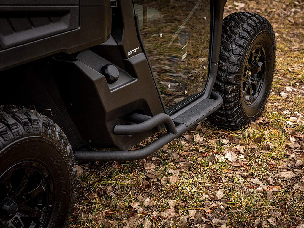 Black Nerf Bars with Steel Tubing E518