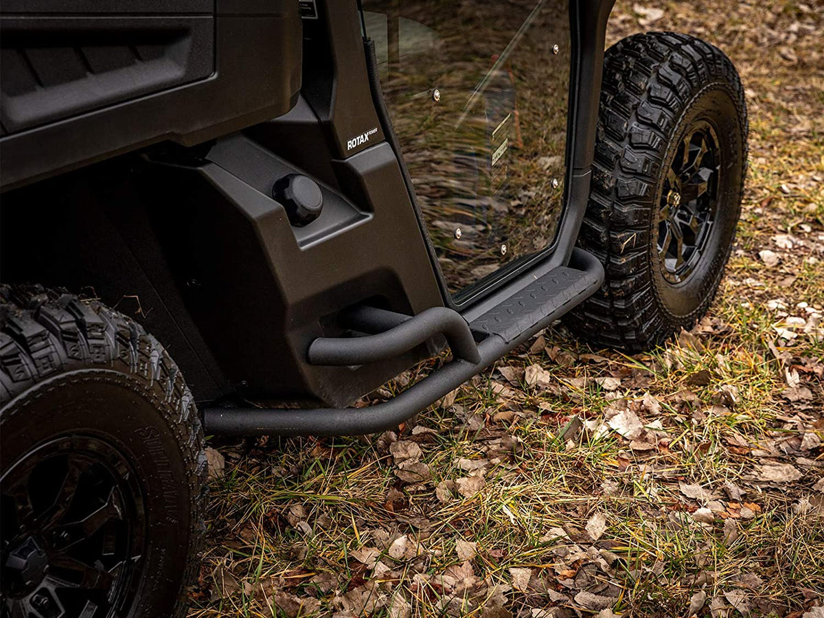 Black Nerf Bars with Steel Tubing E518
