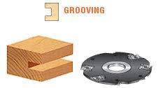 Insert Carbide Grooving w/Scorer 4mm x 180mm D x 1-1/4 Bore O308513