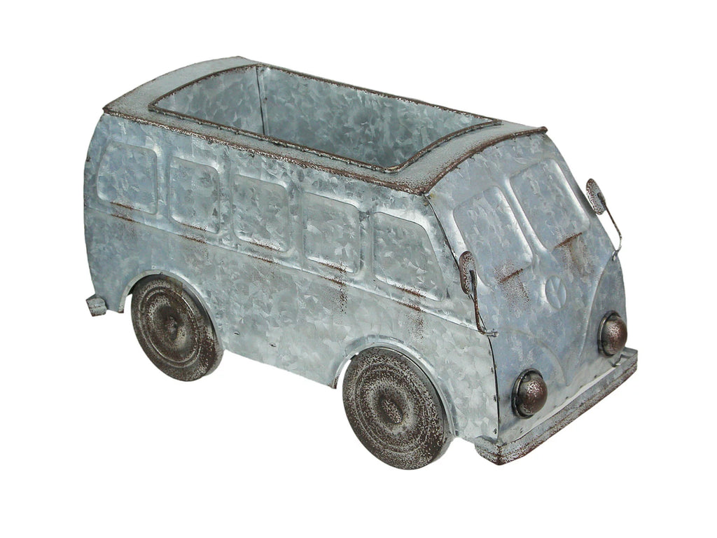 Metal Surfer Van Outdoor Planter P1544