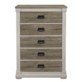 1pc Two-Tone Chest with Storage Drawers X7878