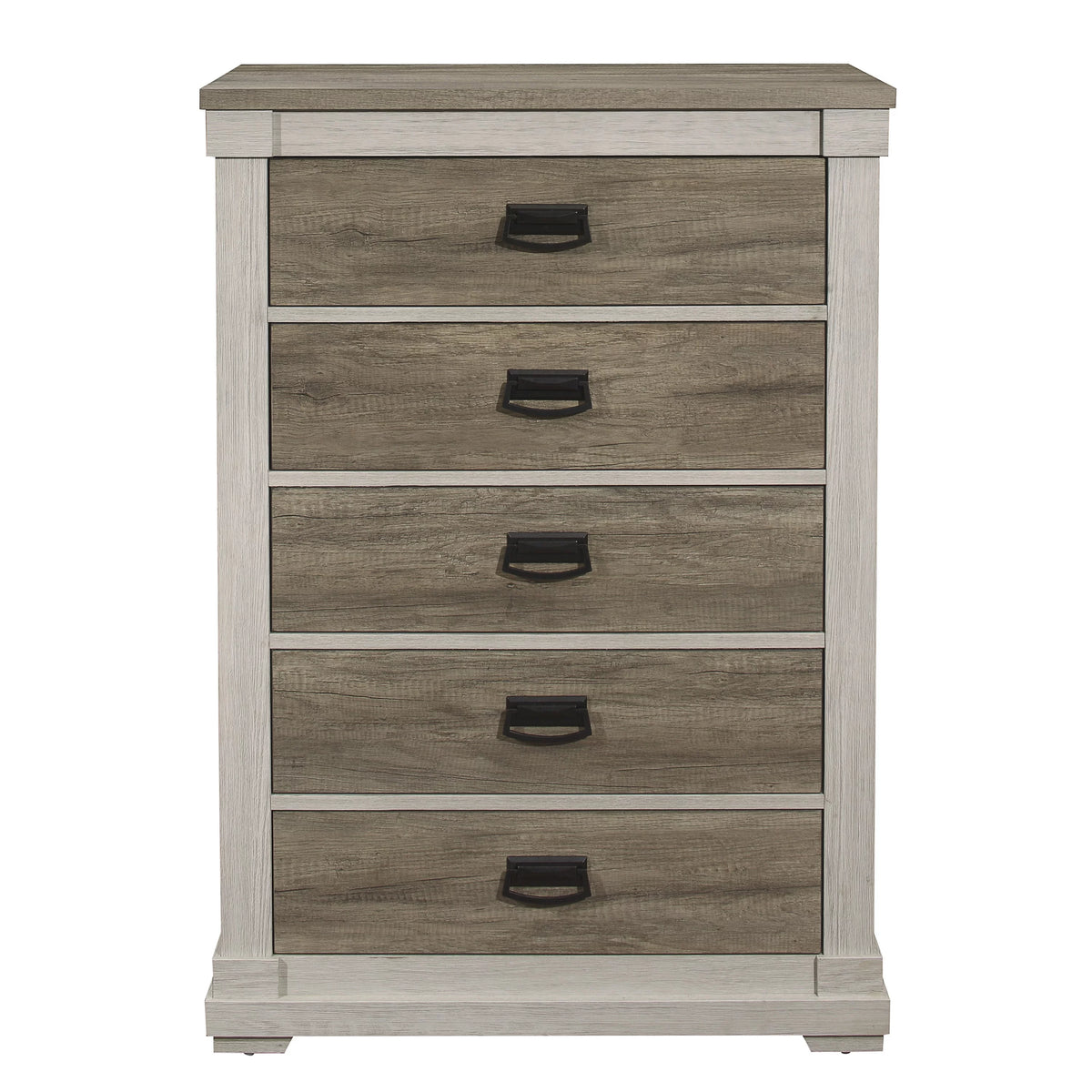 1pc Two-Tone Chest with Storage Drawers X7878