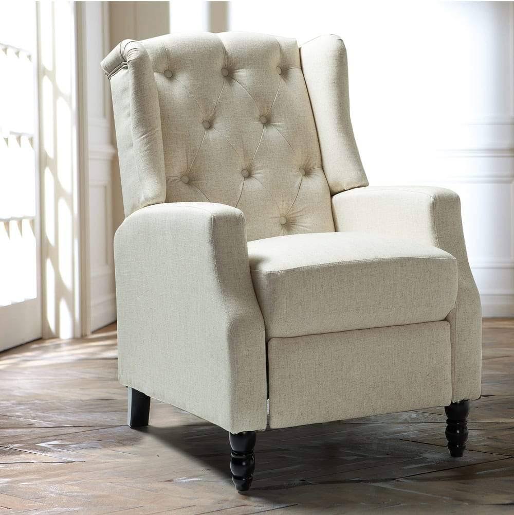 Linen Manual Recliner J264