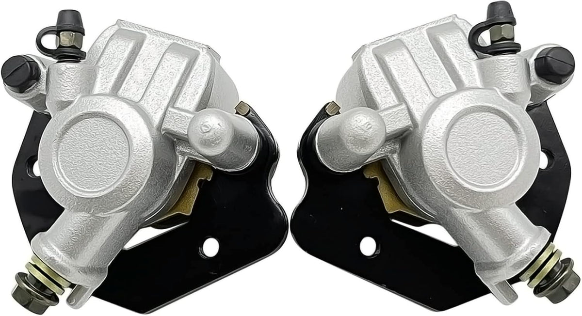 Front Left Right Brake Calipers & Pads for Kawasaki Bayou 300 2x4 KLF300-B 1988-2004 L70961