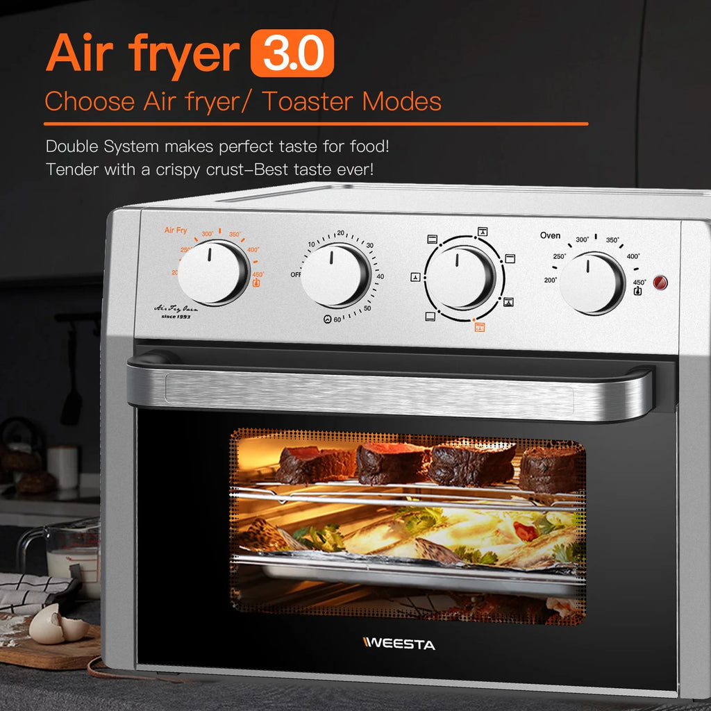 7-In-1 Air Fryer Toaster Convection Oven Combo 24 Quart X3304