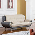 Modern Loveseat Light Gray / Dark Gray L304