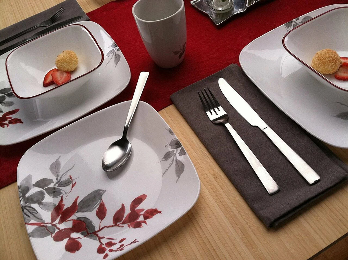 16-pc Square Dinnerware Set Q791
