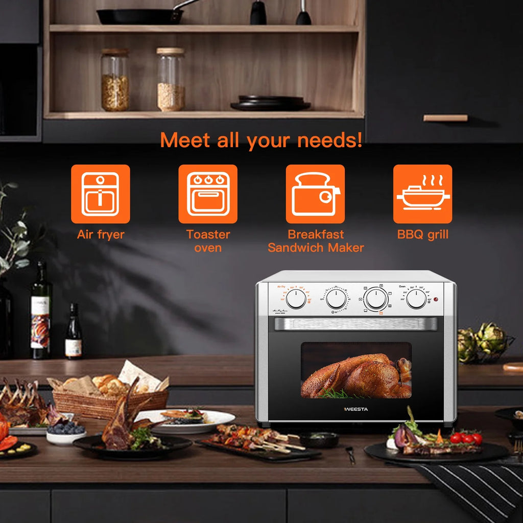 7-In-1 Air Fryer Toaster Convection Oven Combo 24 Quart X3304