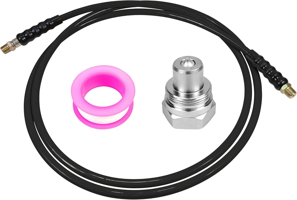 10 ft 10000psi 3/8" Thread Hydraulic Hose Assembly, 1/4" ID, Pack of 2 Z332546