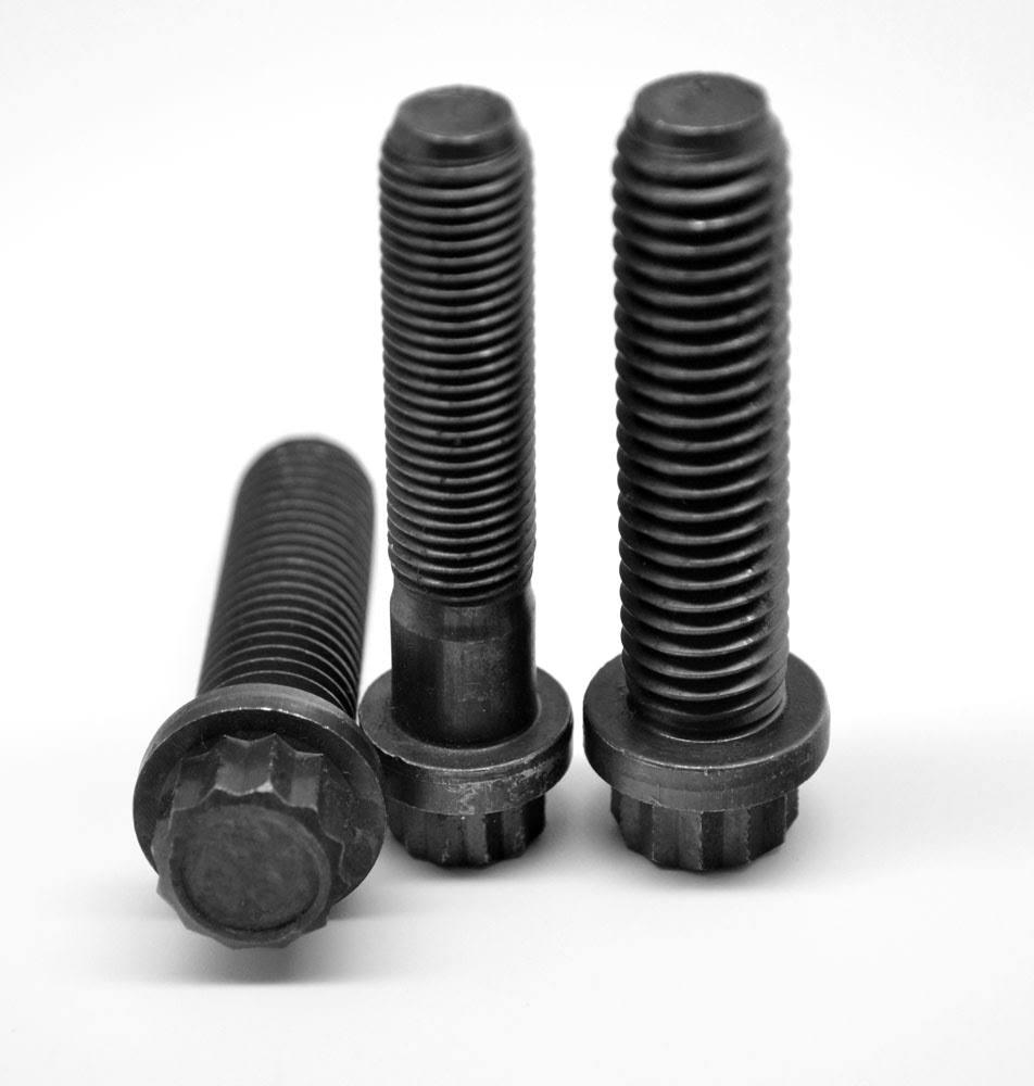 1 1/4-7 x 8 Coarse Thread 12-Point Flange Screw Alloy Steel Y86583