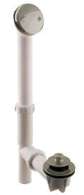 White 1-1/2 in. Tubular Pull Drain Bath Waste B89640