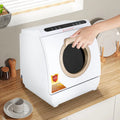 900W White Compact Countertop Dishwasher P712