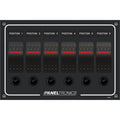 Waterproof Panel with 6-Position Illuminated Rocker Switch and Circuit Breaker J233