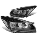 Black Housing Clear Corner Headlamp Pair K165