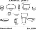 Genuine Carbon Fiber Dash Kit K6483