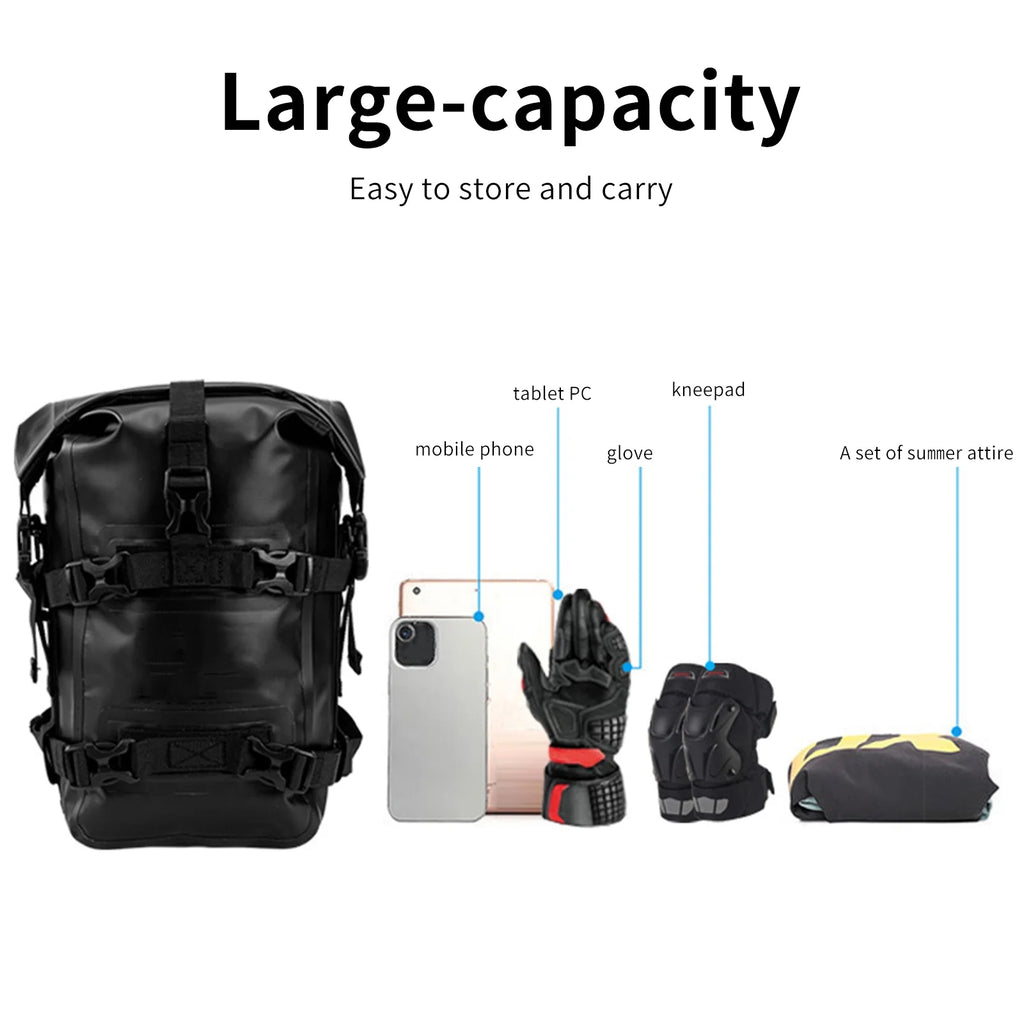 Motorcycle Frame Bag Motorbike Side Bag Full Waterproof 8L A14746