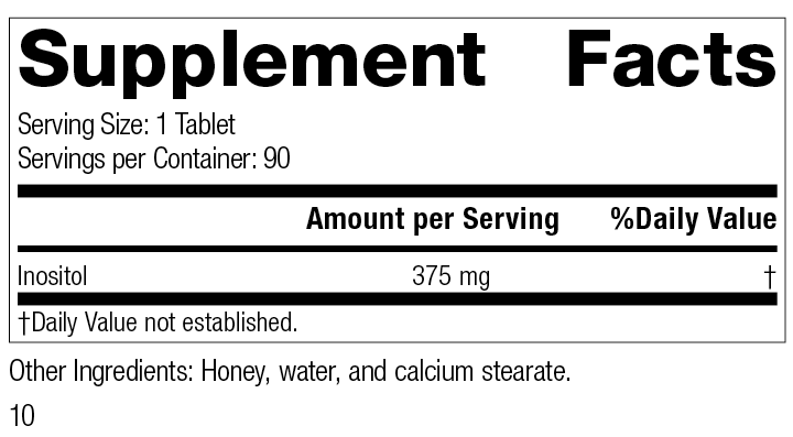 Inositol 90 Tablets N7022