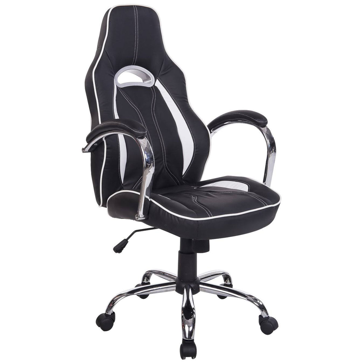 Ergonomic Office Chair with Retractable Footrest Height Adjustable I978