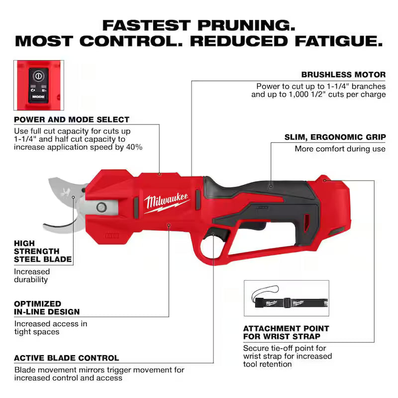 12V Lithium-Ion Brushless Cordless Pruning Saw G697