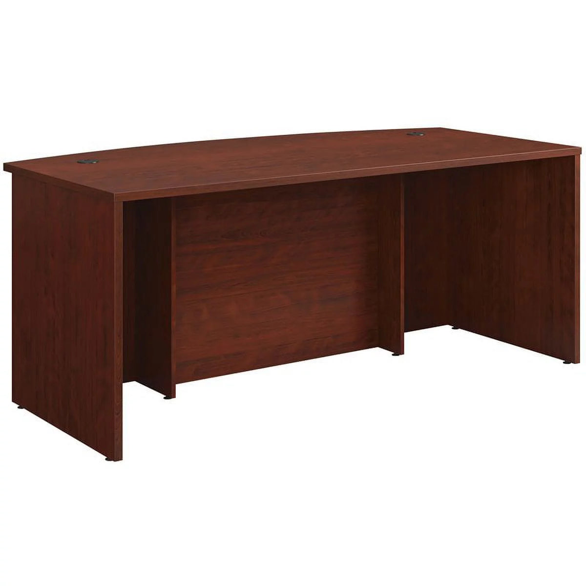 72" x 36" Bowfront Executive Desk in Classic Cherry U14213