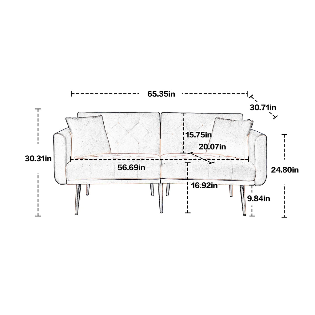Blue Velvet Sofa Loveseat Set Z7943
