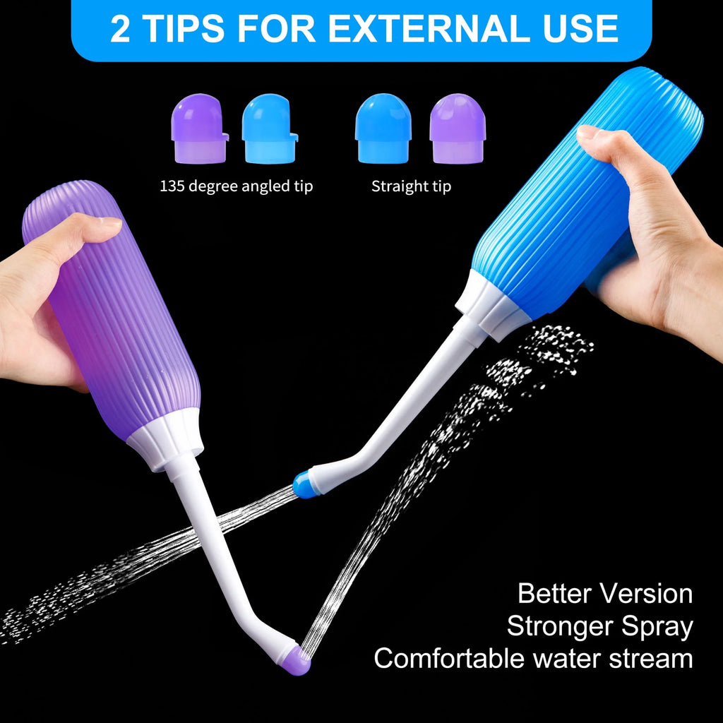 2 Pack Portable Travel Bidet Bottle with Travel Bag X515