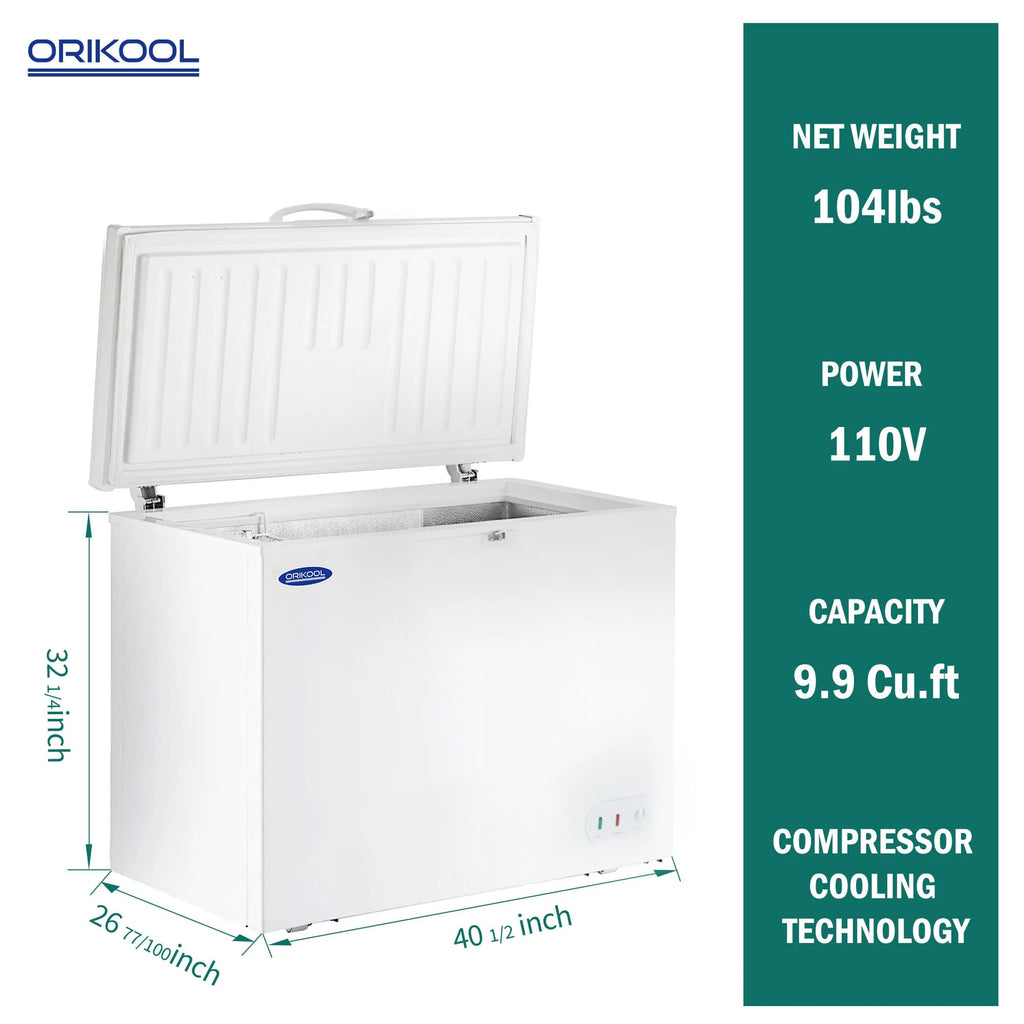 9.9 Cu.ft Chest Freezer with Lockable Lid Z97932