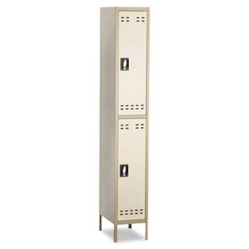 Double Tier Locker, Tan, 12 Q8991
