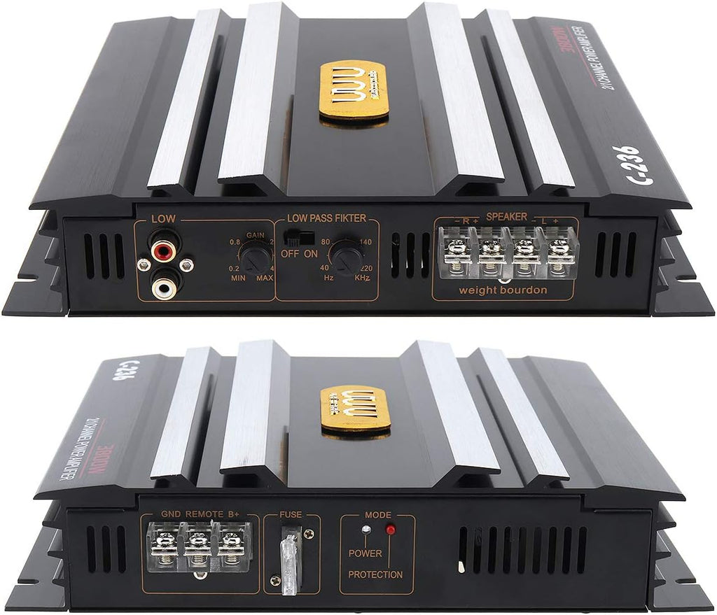 3800W 2 Channel Car Audio Stereo Amplifier D46576