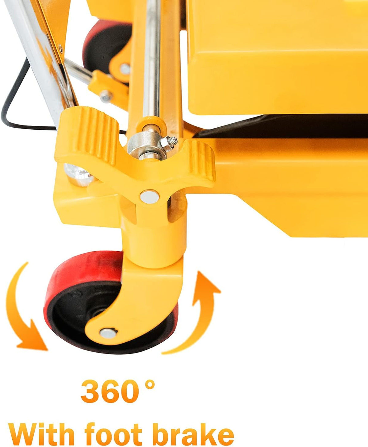 Single Scissor Hydraulic Lift Table/Cart 1760lbs Capacity 39.4 Lifting Height J8528
