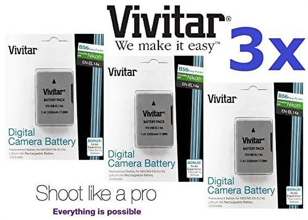 2300mAh EN-EL14 Battery M51905