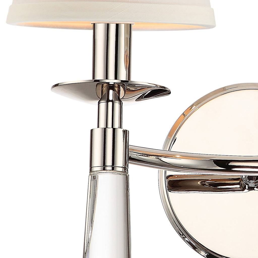 Polished Nickel 2 Light Sconce O7531
