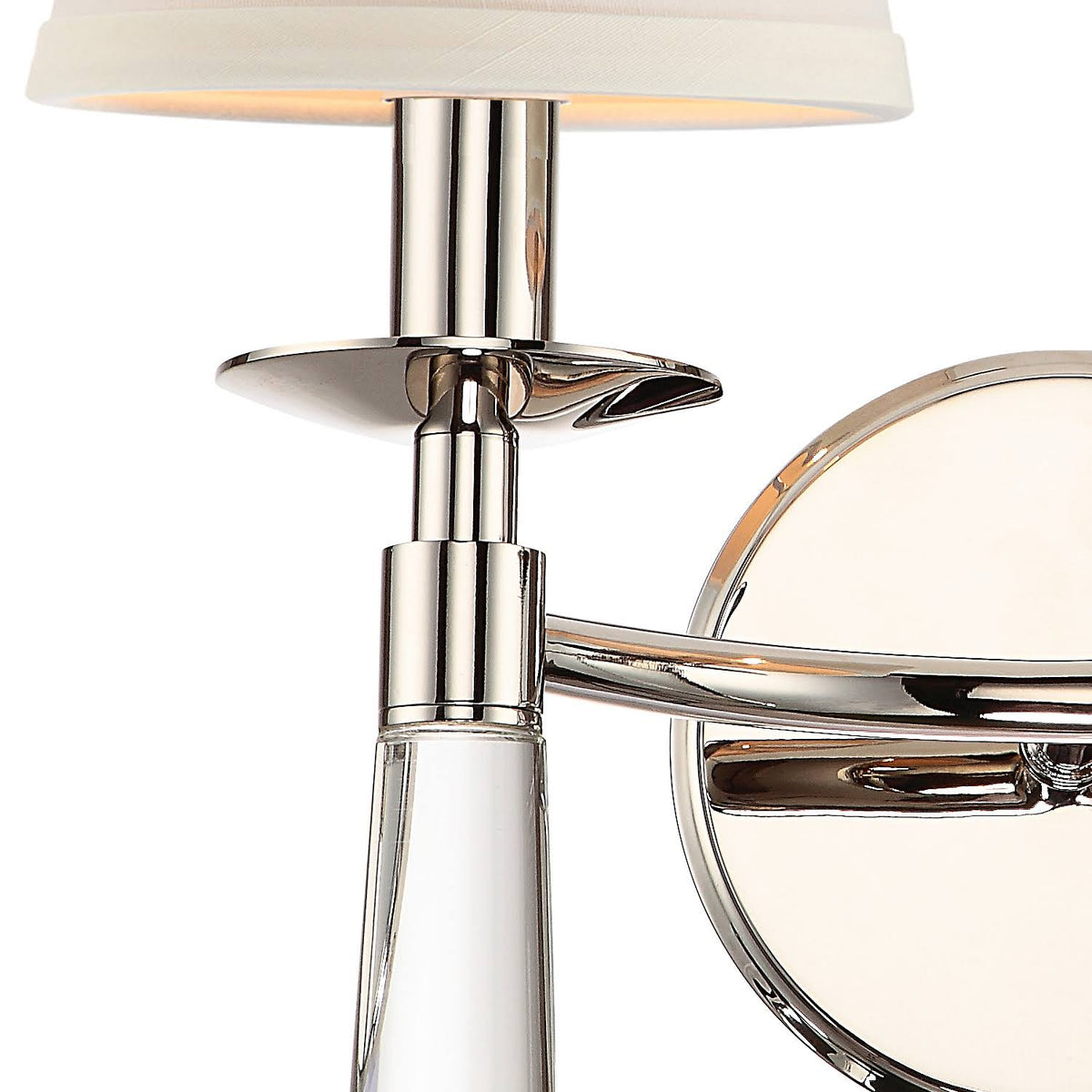 Polished Nickel 2 Light Sconce O7531